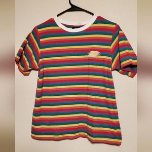 Santa Cruz Stripped Colorful T-shirt
